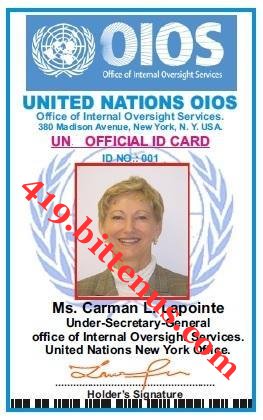 UN - Ms Carman ID Card